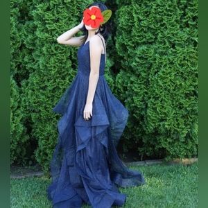 Navy Prom long dress